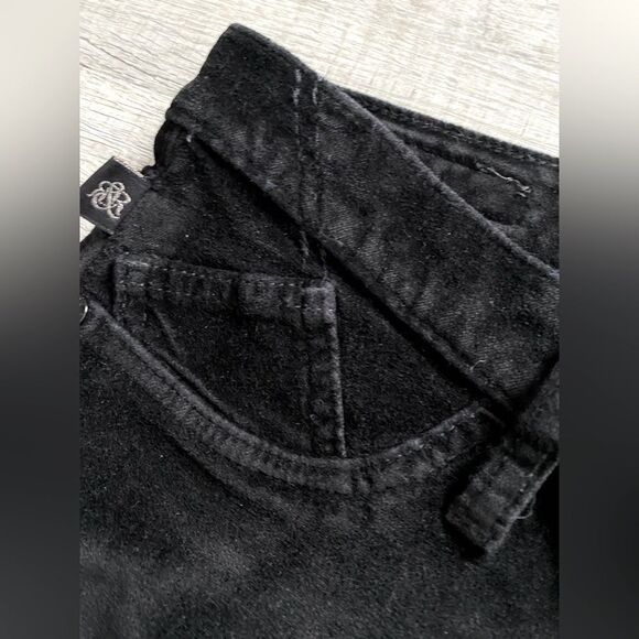 Rock & Republic Kashmiere Velvet Skinny Pants Leggings Size 8L - Picture 4 of 8